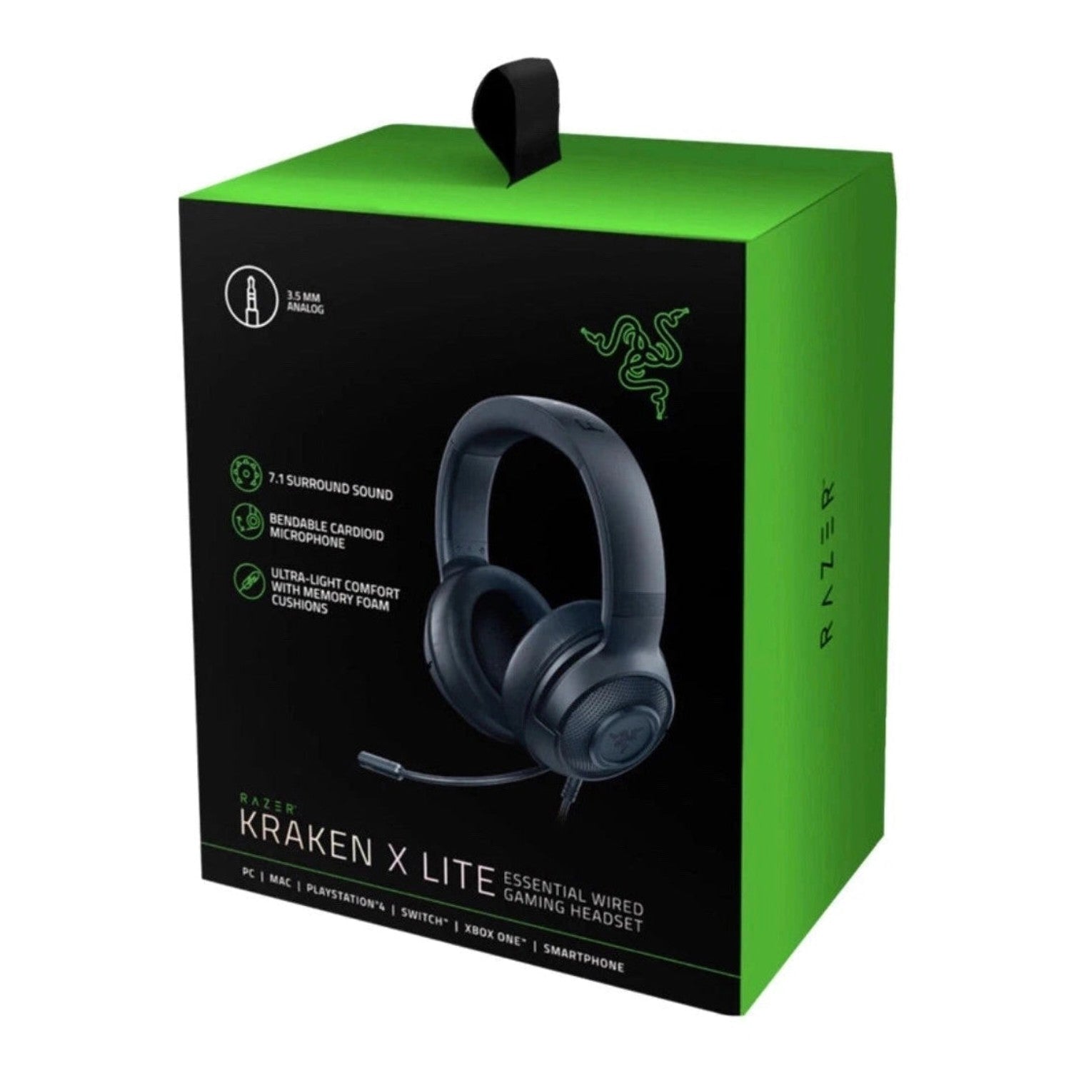 Razer Kraken X Lite Gaming Headset - Multi-Platform 7.1 Surround